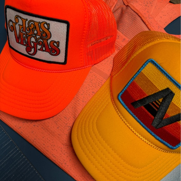 Aviator Nation Gold Logo Trucker Hat - Picture 5 of 5